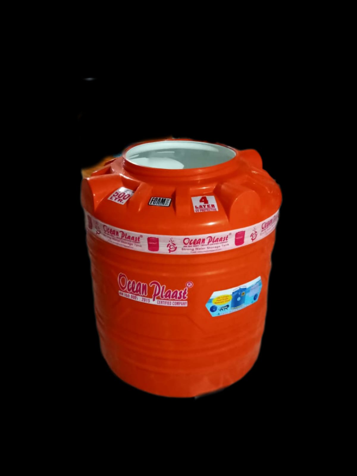 Ocean Plaast 500L 4-Layer Foam UV Protected Tank
