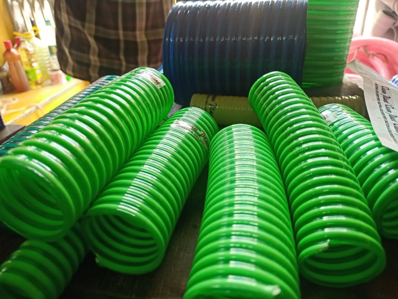Ocean Plaast Heavy Duty Green Helical Suction Pipe